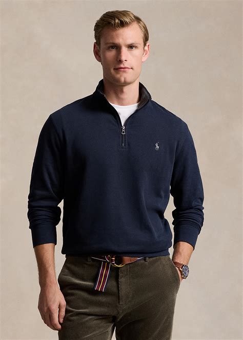 Polo Ralph Lauren Luxury Jersey Quarter-Zip Pullover 1
