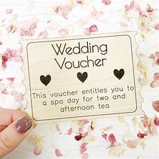 Wedding Gift Voucher by Wooden Wedding Voucher By Jayne Tapp Design Wedding Gift Voucher
