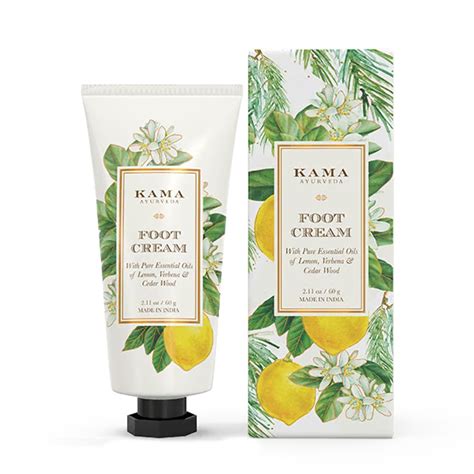 Kama Ayurveda Lemon & Cedar Wood Foot Cream (60g) – Stunner Any Minute ...