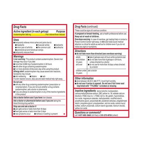 Buy TYLENOL Extra Strength Rapid Release Gelcaps 500mg 100 ea (Pack of ...