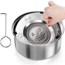Stainless Steel Floating Pet Water Bowl - Large Capacity No Spill Anti ...