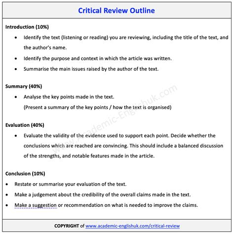 Critical Review Essay Example 的图像结果