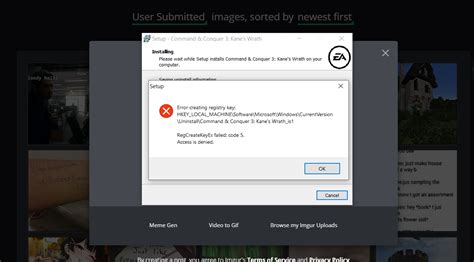 Image result for ShellExecuteEx Failed Code 5 Access Denied