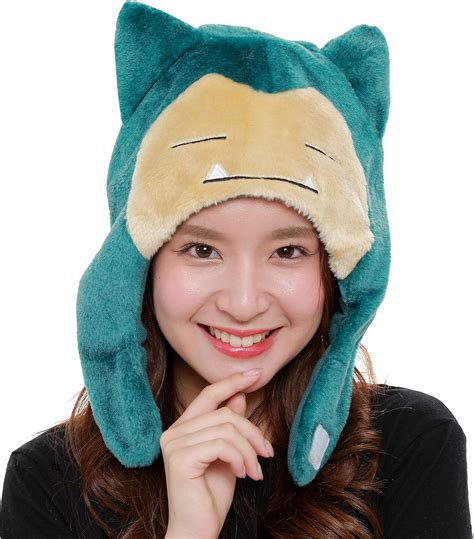Buy SAZAC Kigurumi Hat - Pokemon - Snorlax - Cozy Costume Beanie Cap ...