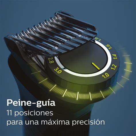Recortadora 13 en 1 Philips Serie 7000, barba, cuerpo y cortapelos ...