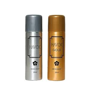 Buy Havoc Deodorant Gold and Silver, 200 ml Each (Combo) Online at Low ...
