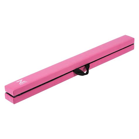 ZELUS 8' Folding Gymnastics Balance Beam, Floor Balance Beam w/Carry ...