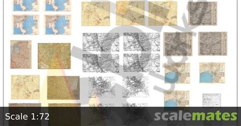 WWII Maps Set, Blitz Workshop BP72002