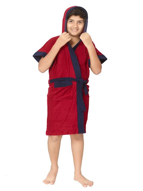 Buy SAND DUNE Bathrobe for Boys - Terry Cotton Bathrobe Gown | Half ...