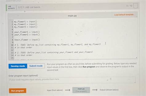 Image result for Chapter 6 Python Lab 6 1. List Basics