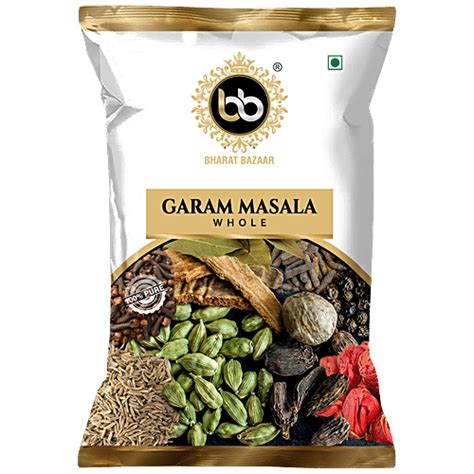 Buy Bharat Bazaar Garam Masala Whole - 100% Pure, Spice Blend Online at ...