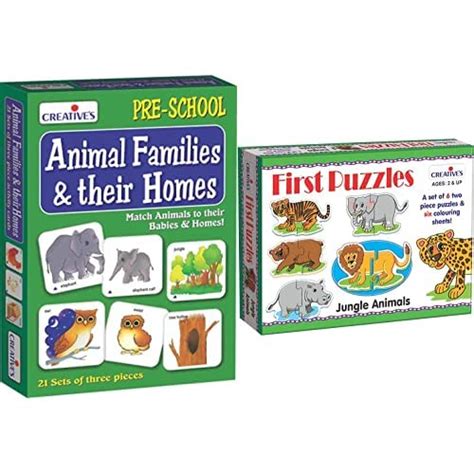 Creative's Educational Aids 0620 Animal Families and Their Homes First ...