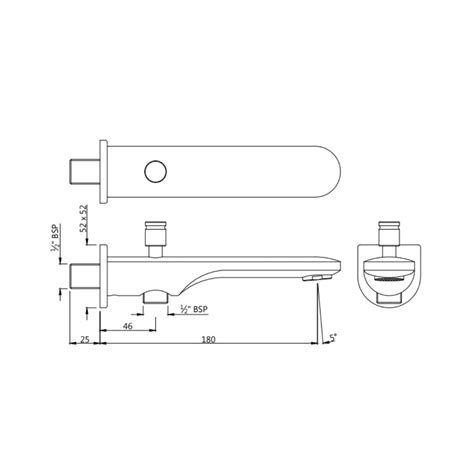 (PRUN) BUTTON SPOUT - JAQUAR FAUCETS - ( GOLD - SPOUT - 0x15 mm - 0inc ...