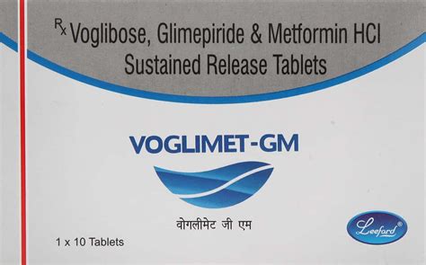 Voglimet Gm 2mg Strip Of 10 Tablets: Uses, Side Effects, Price & Dosage ...