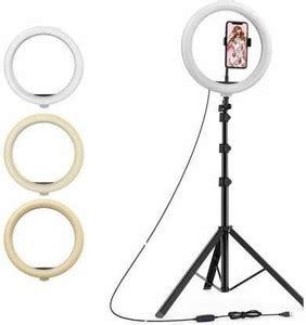Paradox 10"Big Selfie LED Ring Light 7ft Tripod Stand live video Stream ...