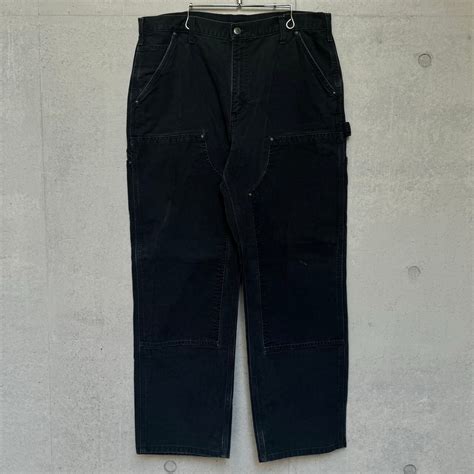 ”Carhartt” Double Knee Duck Pants "BLACK" | Pigsty Harajuku