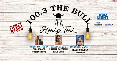 100.3 the Bulls Honky-Tonk Ticket Stop in Sugar Land!, 16618 Southwest ...