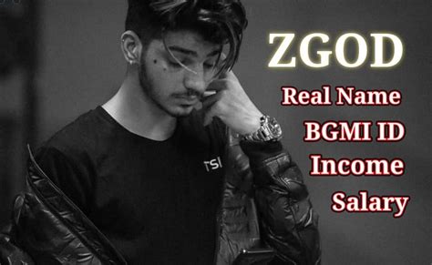 GodL ZGOD Real Name, Age, BGMI ID, Salary, Girlfriend, Income, Control ...