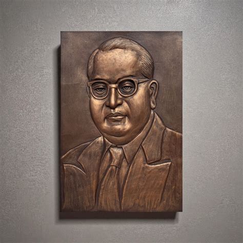 3x2 ft Dr. B. R. Ambedkar 3D Relief Mural | Inspirational Wall Art for ...
