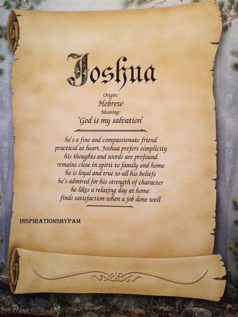 Meaning of the Name Joshua in the Bible