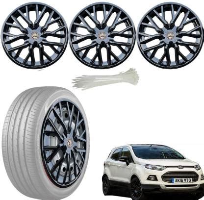 WolkomHome Wheel cap, Hub Cap WheelCover Full Black Car Accessories 15 ...