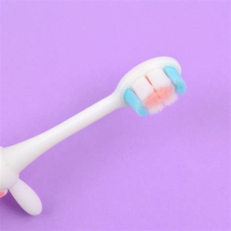 Stylish White Rabbit Shaped Soft Grip Toothbrush For Kids – Maa & Baby