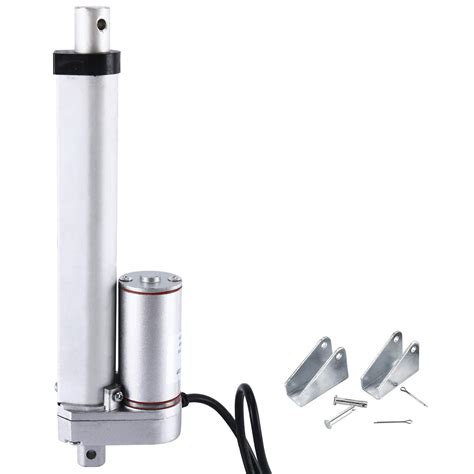 Homend DC12V 6inch Stroke Linear Actuator with Mounting Bracket 1000N ...