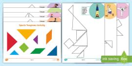 Tangram Animals Activity Booklet (teacher made)