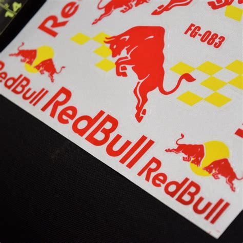 Red Bull Stickers Graphics Decal Sheet - 15PC 12x9 India | Ubuy