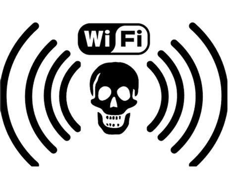 Fusion Graphix Free WiFi with Skull Wall Sticker for Businees ...