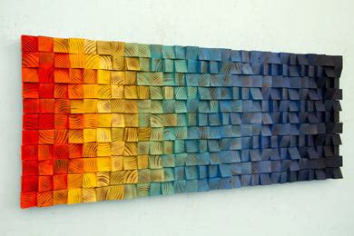 Buy Wood Mosaic Wall Art Online | Saajawat India