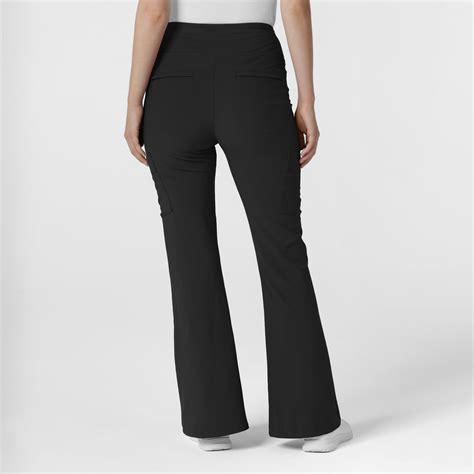 RENEW Women's Cargo Flare Scrub Pant - Black – Wink Scrubs