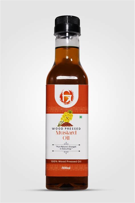 Buy Wood Pressed Mustard Oil (Kachi Ghani) | 100% Pure Sarson Tel ...