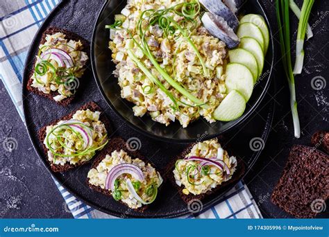 Classic Soviet Cuisine: Forshmak on a Platter Stock Photo - Image of ...