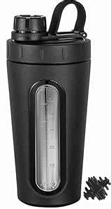 MYBURRGH ® Shaker Bottles for Protein Mixes 28 oz Stainless Steel ...
