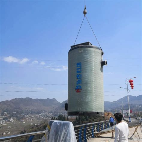 玻璃钢一体化雨水泵站外观漂亮-山东明基环保设备有限公司
