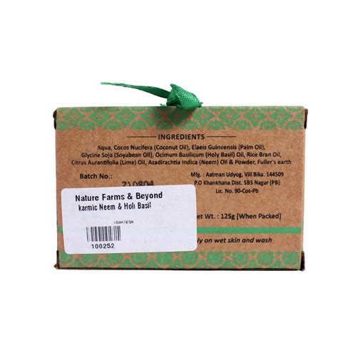 Karmic Handmade Butter Soaps Neem & Holy Basil 125G Price, Uses, Side ...