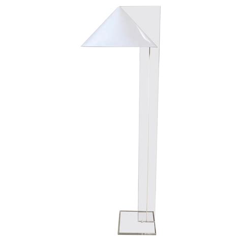Plexiglass Floor Lamp 'Cone' by Harco Loor Haarlem, Netherlands 1970s ...