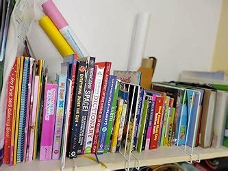 Go Hooked Coated Iron Racks Closet Shelf Organiser Shelf Partitions ...