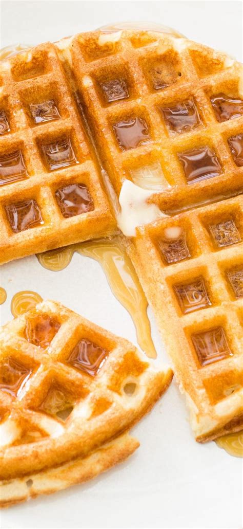 Easy Homemade Yeasted Waffles