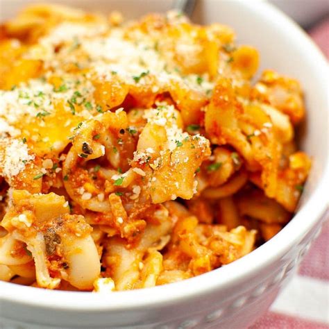 Rotini Pasta Bake