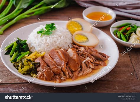 Stewed Pork Leg Boiled Egg Rice Stock Photo 2270523763 | Shutterstock
