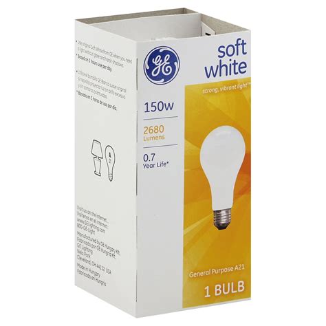 GE 150-Watt A21 Reader Incandescent Light Bulb - Soft White 1 ct | Shipt