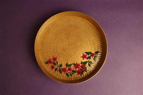 Rani Bagh Pital Tray Small – Baarique