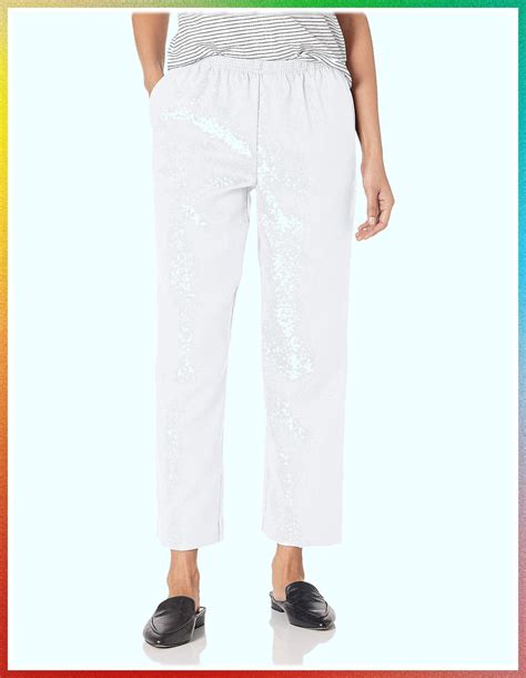 Alfred Dunner All Around Elastic Waist Polyester Short Petite Pants ...