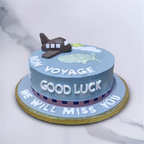 Bon Voyage Farewell Cake | Order Custom Cakes Online in Bangalore ...