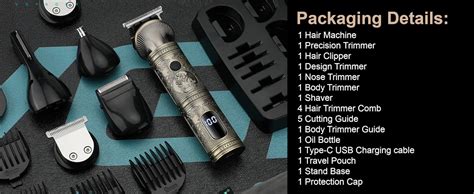 VGR V-106 Professional 6-in-1 Men’s Grooming Kit – Includes Hair ...