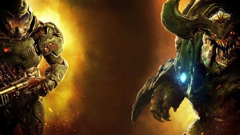 Download wallpaper demon, soldier, armor, shotgun, DOOM, section games ...