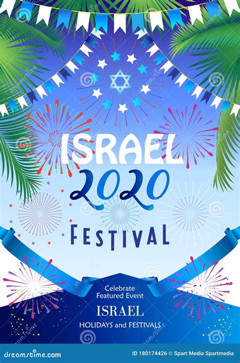 2020 Happy Independence Day Lettering Translate from Hebrew, Festive ...