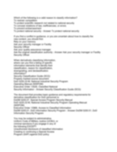 SOLUTION: Derivative classification 2023 exam with questions and ...